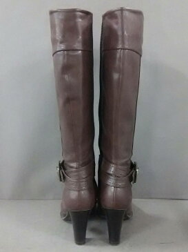 Hawkins(ホーキンス) ロングブーツ S レディース ブラウン レザー【20200201】【中古】【dfn】