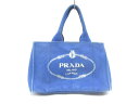 PRADA(プラダ) トートバッグ CANAPA BN1877 ブルー キャンバス【20190925】【中古】【dfn】