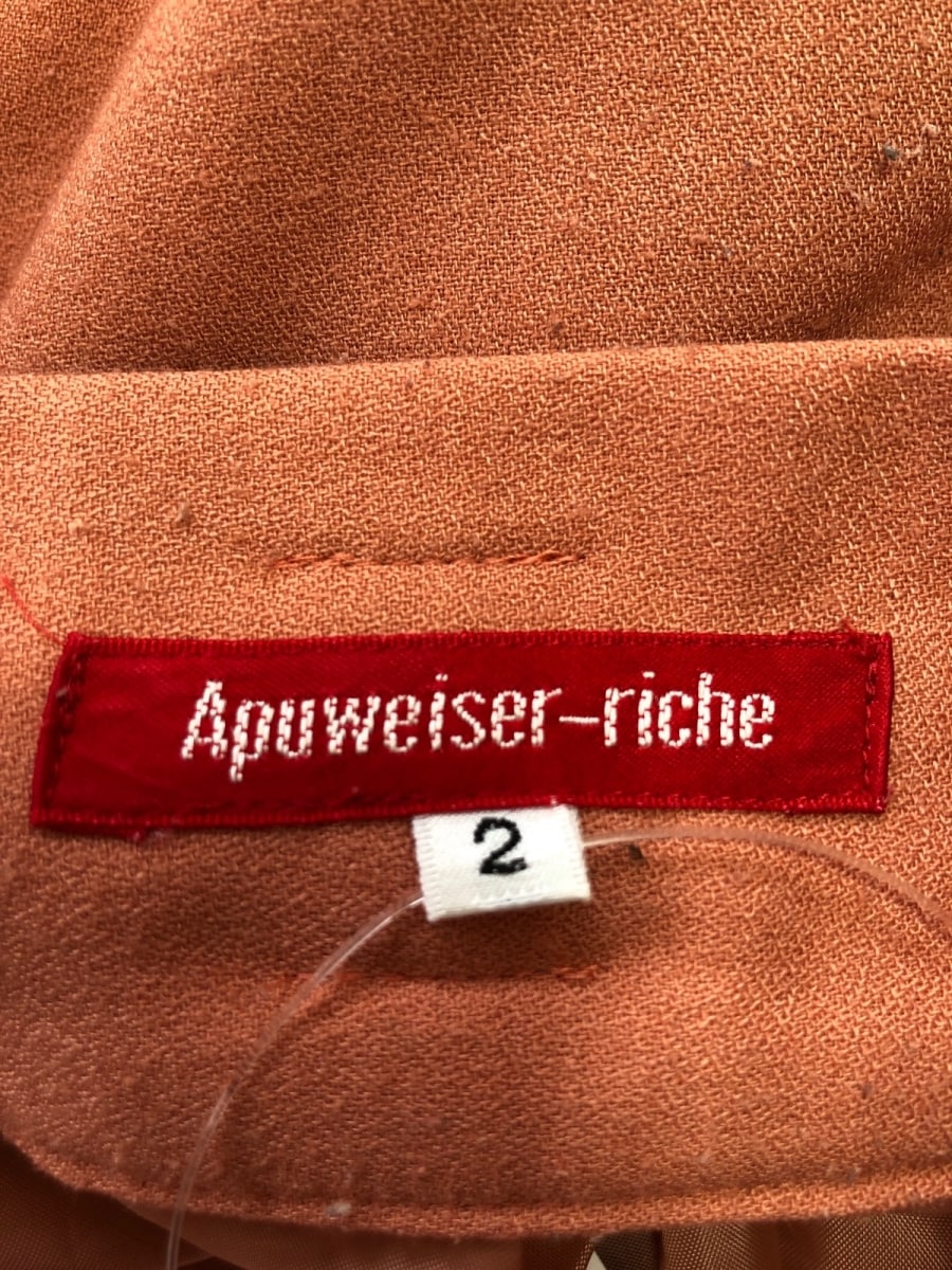 【新着】Apuweiser-riche(アプワイザーリッシェ) スカート サイズ2 M レディース オレンジ×ダークブラウン【20210316】【中古】