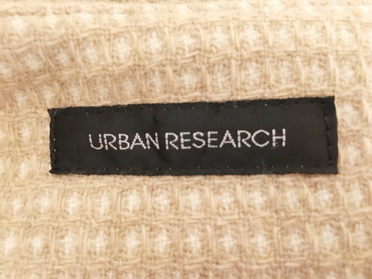 【新着】URBAN RESEARCH(アーバンリサーチ) コート サイズF レディース ベージュ×白 冬物【20200819】【中古】