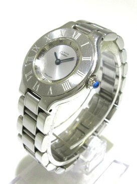 【新着】Cartier(カルティエ) 腕時計 マスト21SM W10109T2 レディース シルバー【20190309】【中古】