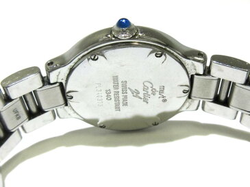 【新着】Cartier(カルティエ) 腕時計 マスト21SM W10109T2 レディース シルバー【20190309】【中古】