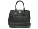 PRADA(プラダ) ハンドバッグ - BN2502 黒 ナイロン×レザー【20191020】【中古】【dfs】