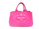 PRADA(プラダ) トートバッグ CANAPA BN2642 ピンク キャンバス【20200317】【中古】【dfn】