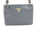 PRADA(プラダ) ショルダーバッグ - ネイビー レザー【20200118】【中古】【dfn】