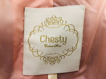 Chesty(チェスティ) コート サイズ0 XS レディース グレー×ピンク×マルチ ツイード/ラメ/春・秋物【20200509】【中古】【dfn】