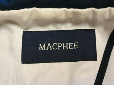 MACPHEE(マカフィ) Pコート レディース ネイビー 春・秋物【20200325】【中古】【dfn】