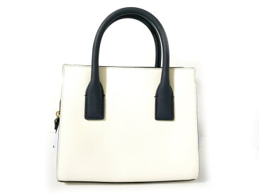 Kate spade(ケイトスペード) ハンドバッグ PXRU6669 アイボリー×ダークネイビー×ライトブルー レザー【20200605】【中古】【dfs】