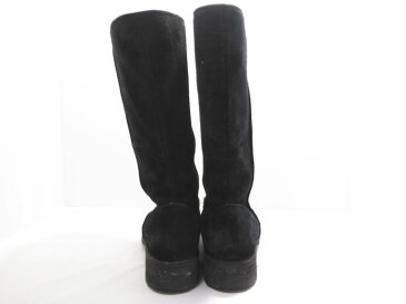 【新着】UGG(アグ) ブーツ 24 レディース美品■ リンフォード 1012554 黒 ムートン【20200518】【中古】