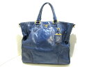 PRADA(プラダ) トートバッグ - BN2326 ネイビー 革タグ レザー【20200815】【中古】【dfn】