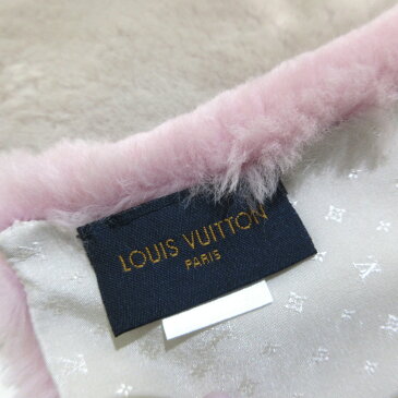 【新着】LOUIS VUITTON(ルイヴィトン) マフラー美品■ エシャルプ・LVイン ザ シティー M70873 グリペルル ビーバーファー 100%【20210207】【中古】