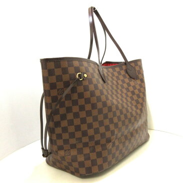 【新着】LOUIS VUITTON(ルイヴィトン) トートバッグ ダミエ ネヴァーフルGM N51106 エベヌ ダミエ・キャンバス【20210131】【中古】