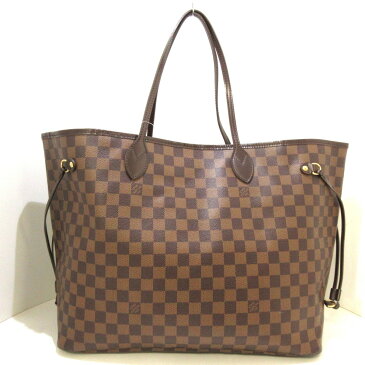 【新着】LOUIS VUITTON(ルイヴィトン) トートバッグ ダミエ ネヴァーフルGM N51106 エベヌ ダミエ・キャンバス【20210131】【中古】