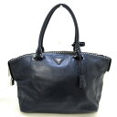 【新着】PRADA(プラダ) ハンドバッグ レディース - BR5128 バルティコ(ダークネイビー) ソフトカーフ【20210313】【中古】