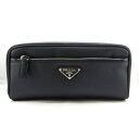 【新着】PRADA(プラダ) ポーチ新品同様■ - 2N1358 バルティコ(ダークネイビー) サフィアーノ1【20210312】【中古】