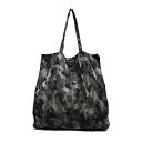 【新着】PRADA(プラダ) トートバッグ - B4626C ダークグレー×グレー×ライトグレー 迷彩柄/折りたたみ ナイロン【20210404】【中古】