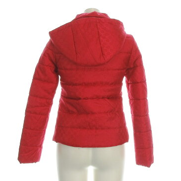 【新着】【中古】GUCCI(グッチ) GG柄 ダウンジャケット 子供服/冬物 レッド