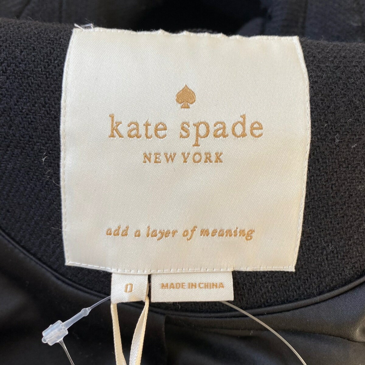 【新着】【中古】Kate spade(ケイトスペード) コート 長袖/冬 黒