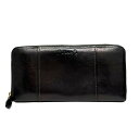 【中古】Dakota(ダコタ) 長財布 ラウンドファスナー ダークブラウン レザー