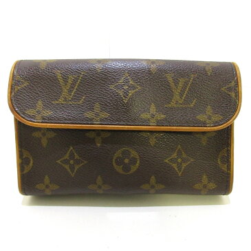 【新着】【中古】LOUIS VUITTON(ルイヴィトン) ポシェットフロランティーヌ ウエストポーチ ヌメ革ストラップなし モノグラム・キャンバス