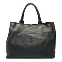 【新着】【中古】FURLA(フルラ) ハンドバッグ スタッズ 黒 レザー(4)