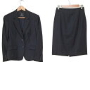 【中古】23区(ニジュウサンク) スカートスーツ Vingt-trois arrondissements 黒