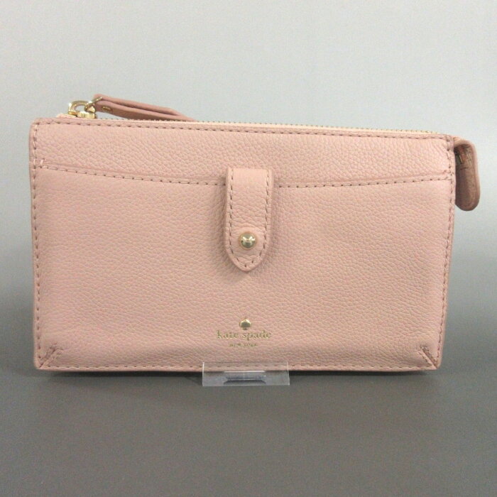 【新着】【中古】Kate spade(ケイトスペード) ラーチモントアベニュー アレグラ 財布 ショルダーウォレット ピンク レザー