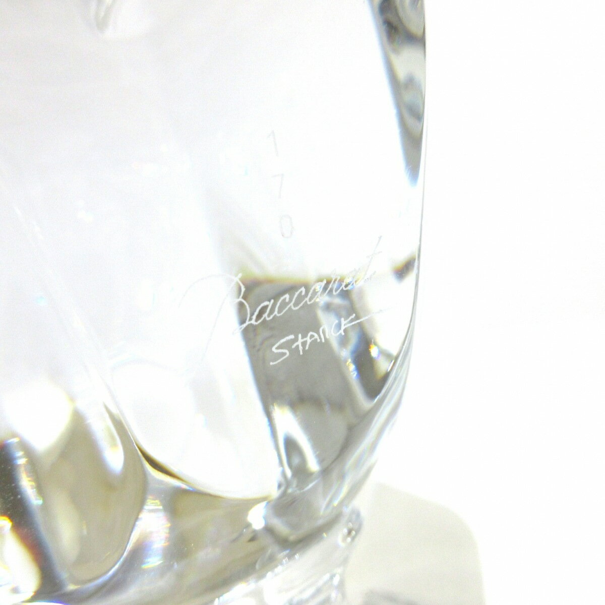 【新着】【中古】Baccarat(バカラ) マリールイーズベース 小物 花瓶/フィリップ・スタルクコレクション クリア クリスタルガラス