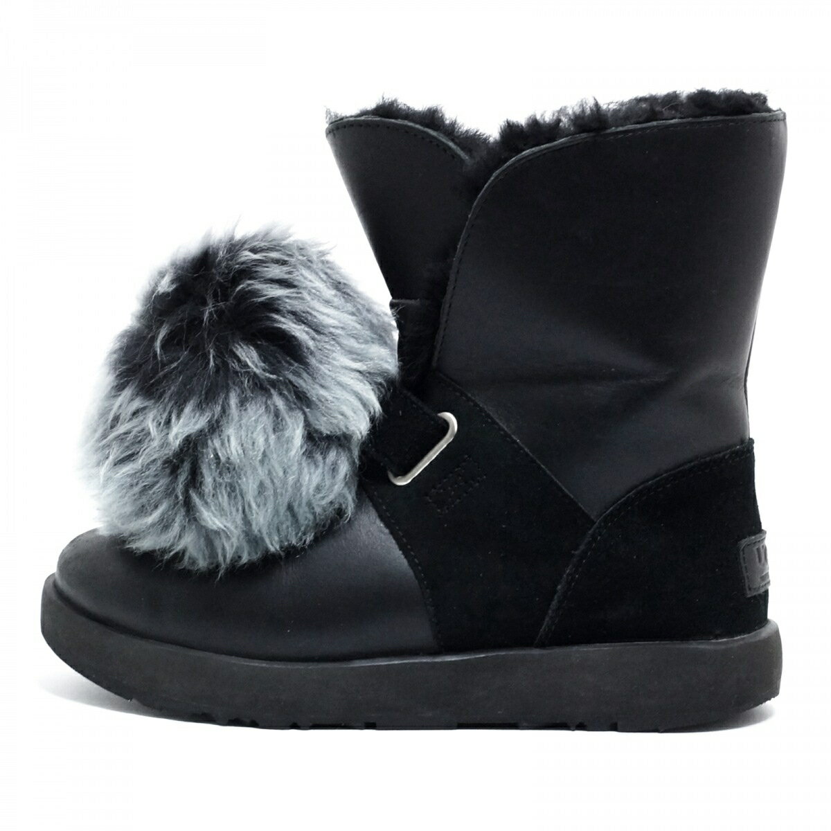 新着】【中古】UGG(アグ) アイズリー ショートブーツ WATERPROOF 黒