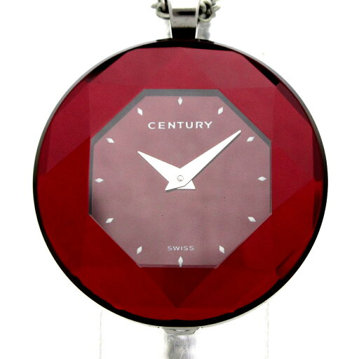 【中古】CENTURY(センチュリー) クチュール 腕時計 ペンダントウォッチ レッド 【中古】CENTURY(センチュリー) クチュール 腕時計 ペンダントウォッチ レッド