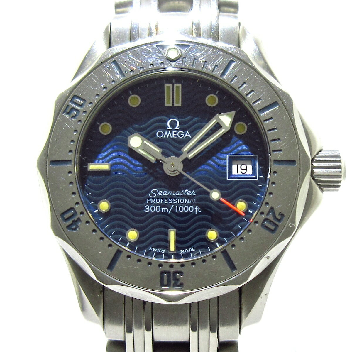 【中古】OMEGA(オメガ) シーマスタープロフェッショナル300 腕時計 ネイビー