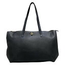 【中古】FURLA(フルラ) ダナエ/DANAE TOTE Lサイズ トートバッグ ネイビー レザー