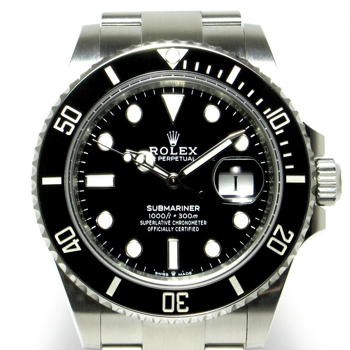 【中古】ROLEX(ロレックス) サブマリーナデイト 腕時計 SS/ランダムルーレット/13コマ(フルコマ)/2024.02 黒