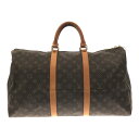 【新着】【中古】LOUIS VUITTON(ルイヴィトン) キーポル50 ボストンバッグ モノグラム・キャンバス