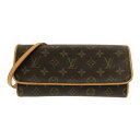 【中古】LOUIS VUITTON(ルイヴィトン) ポシェット・ツインGM ショルダーバッグ モノグラム・キャンバス