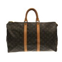 【新着】【中古】LOUIS VUITTON(ルイヴィトン) キーポル45 ボストンバッグ モノグラム・キャンバス