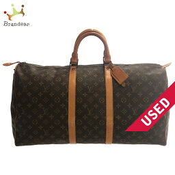 【新着】【中古】LOUIS VUITTON(ルイヴィトン) キーポル55 ボストンバッグ モノグラム・キャンバス