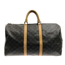 【中古】LOUIS VUITTON(ルイヴィトン) キーポル50 ボストンバッグ モノグラム・キャンバス