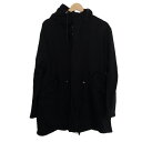 【中古】ZUCCA(ズッカ) パーカー 長袖/CABANE de ZUCCA/ジップアップ 黒