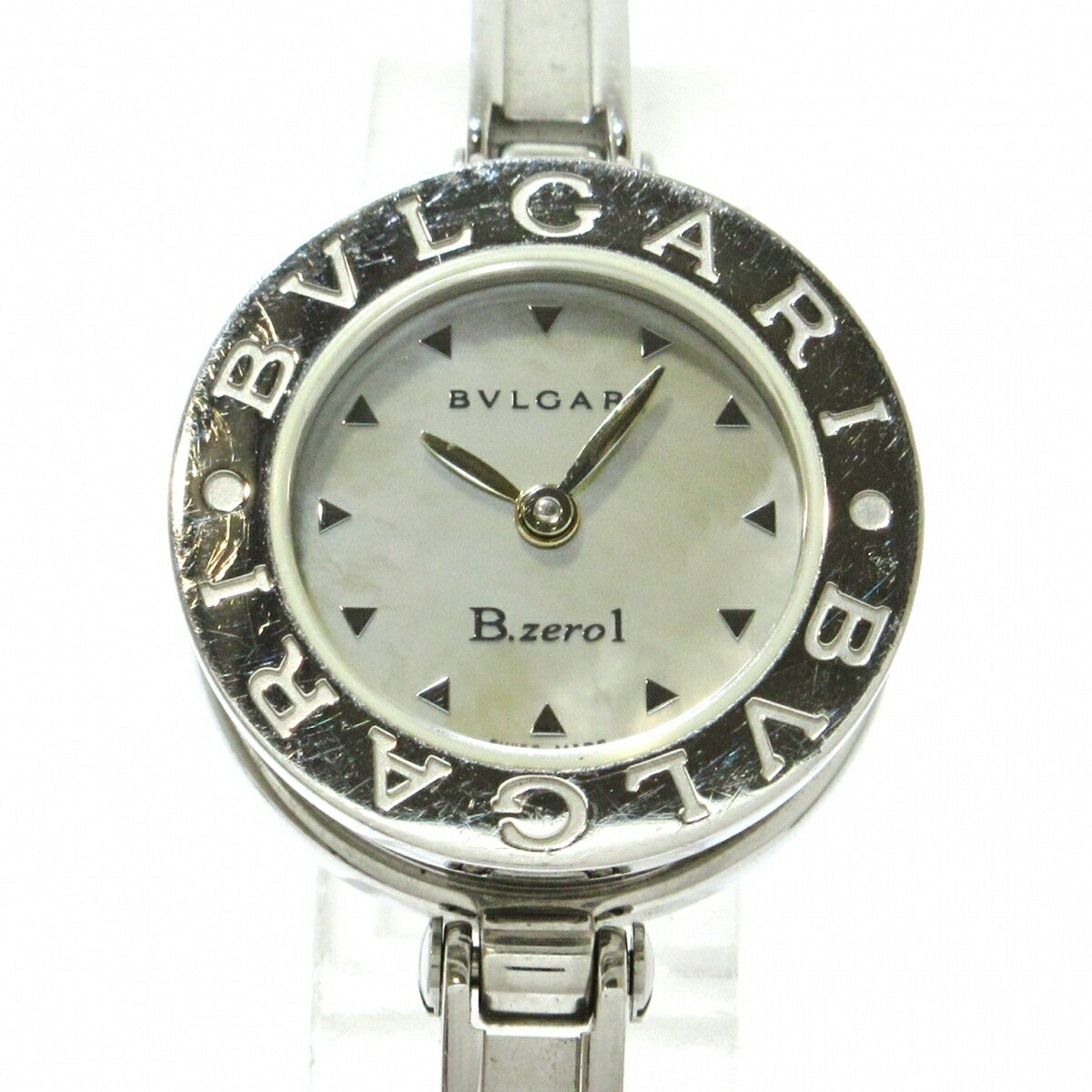 【中古】BVLGARI(ブルガリ) B-zero1 腕時計 シェル文字盤 シルバー