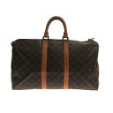 【新着】【中古】LOUIS VUITTON(ルイヴィトン) キーポル45 ボストンバッグ モノグラム・キャンバス