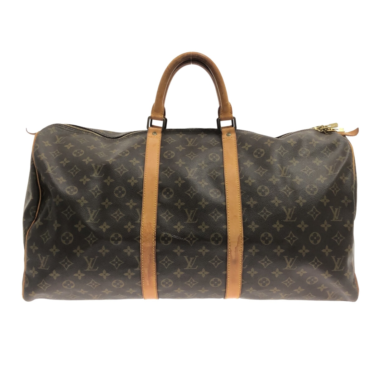 【中古】LOUIS VUITTON(ルイヴィトン) キーポル55 ボストンバッグ モノグラム・キャンバス