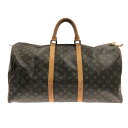 【中古】LOUIS VUITTON(ルイヴィトン) キーポル55 ボストンバッグ モノグラム・キャンバス 1