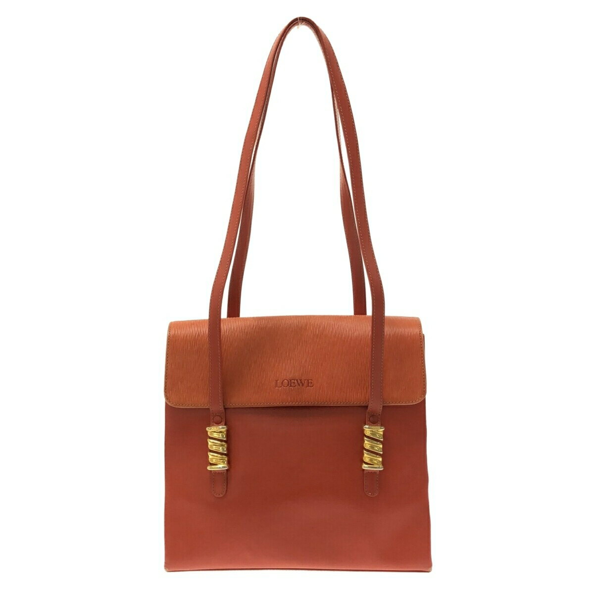 【中古】LOEWE(ロエベ) ベラスケス ショルダーバッグ ブラウン レザー