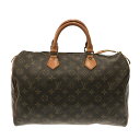 【中古】LOUIS VUITTON(ルイヴィトン) スピーディ35 ハンドバッグ モノグラム・キャンバス