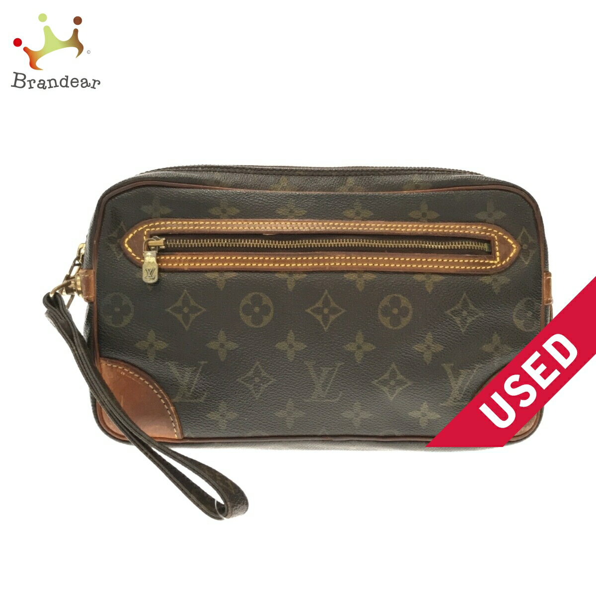 【中古】LOUIS VUITTON(ルイヴィトン) マルリー・ドラゴンヌGM セカンドバッグ モノグラム・キャンバス