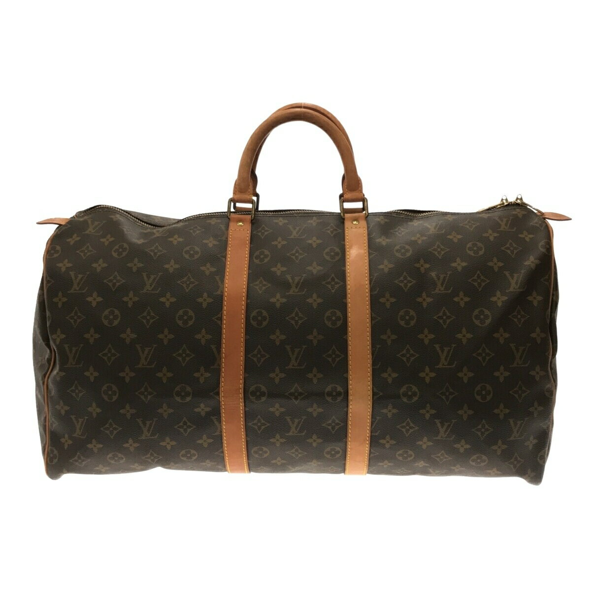 【中古】LOUIS VUITTON(ルイヴィトン) キーポル55 ボストンバッグ モノグラム・キャンバス