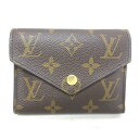 【新着】【中古】LOUIS VUITTON(ルイヴィトン) ポルトフォイユヴィクトリーヌ 3つ折り財布 モノグラム モノグラム・キャンバス×カウハイドレザー（皮革の種類：牛革）