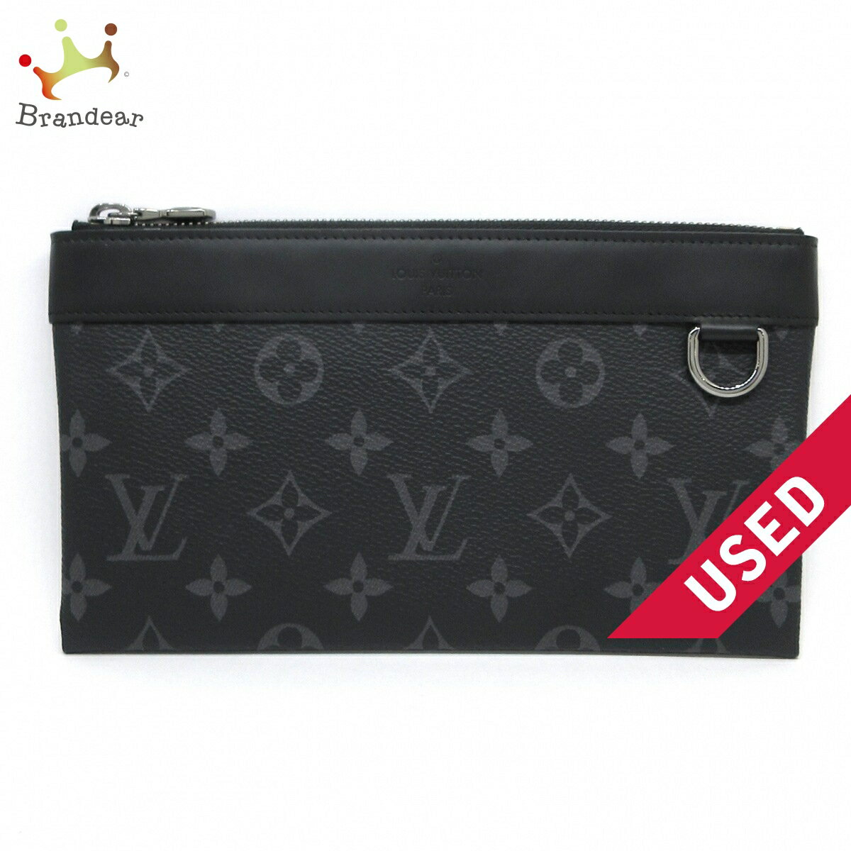 【中古】LOUIS VUITTON(ルイヴィトン) ポシェットディスカバリーPM ポーチ モノグラムエクリプス モノグラム・エクリプス キャンバス