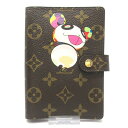 【中古】LOUIS VUITTON(ルイヴィトン) アジェンダPM パンダ 手帳 モノグラム・キャンバス